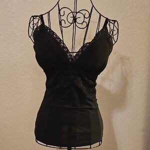Elegant Black Lace Camisole